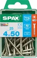 Spax Universalschrauben 4.0 x 50 mm TX 20 - 25 Stück Edelstahl  Schraube