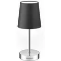 Monzana Tischlampe Lumiere, schwarz mit E14-Fassung, mit Netzstrom, für innen