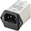 TRU COMPONENTS TC-10101436 Netzfilter mit Kaltgerätebuchse 250 V/AC 10A 0.3 mH (L x B x H) 54.3 x 44 x 31.3mm 1St.