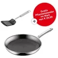 WMF Pfanne Profi Resist, Schwarz, Edelstahl, Metall, rund, backofengeeignet, kratzfest, rostfrei, ergonomischer Griff, TransTherm®-Allherdboden, Kochen, Pfannen, Bratpfannen