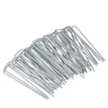 ESTEXO Metall Heringe Erdanker Zeltheringe Zeltnagel Erdnagel Bodenanker, 140 x 30 mm, Ø 3 mm, Befestigungsanker für Garten Zaun Zelt Camping (100 Stück)