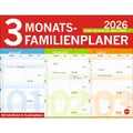 Athesia 3-Monats-Familienplaner 2026 (34 x 44 cm, Deutsch) (56563700)