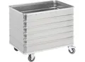 Transportwagen aus Aluminium, ohne Deckel, 415 l
