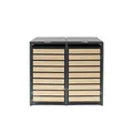 Westmann Mülltonnenbox, Gerätebox 2-fach 240 L