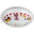 Coole Deckenlampe Mit Baustellen Motiv Fürs Kinderzimmer, Bunt Ø 35cm