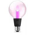 Philips Hue E27 White & Color Ambiance G95 - Smarte Lampe Weiß- und Farblicht - handgeblasenen aus kristallklarem Glas