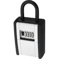 ABUS KeyGarage 797 Schlüsseltresor silber, Zahlenschloss, 11,8 x 8,2 x 4,2 cm, 1 St.