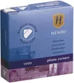 Henzo Fotoecken 1000 Stück selbstklebend säurefrei für Alben und Scrapbooking