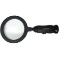 Handlupe mit LED-Beleuchtung Linsengröße: (Ø) 90 mm Schwarz Kunzer 7LL01