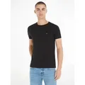Tommy Hilfiger T-Shirt CORE STRETCH SLIM C-NECK TEE schwarz XL (52)