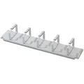 Digitus Rangierpanel DN-19 ORG-2U, Metall, grau, 19 Zoll (483 mm), mit 5 Kabelführungsbügeln, 2HE