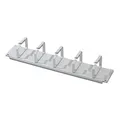 DIGITUS Kabel-Rangierpanel - 2HE - 5 Führungsbügel 88.5 x 60 mm - 19-Zoll - Für Netzwerkschränke & Netzwerkkabel - Grau