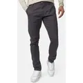 Indicode Chinohose Herren Cherry Chino Hose Herrenhose 98% Baumwolle, 2% Elasthan grau 32/34