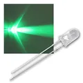 world-trading-net - 25 LEDs wasserklar 5mm grün Typ WTN-5-8000gr, Leuchtdiode, bedrahtet, Diode Leuchtend, als Bauteil