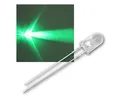 world-trading-net Modellbausatz 25 LEDs wasserklar 5mm grün 2,8V "WTN-5-8000gr"