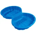 BIG Sandkasten 2in1 Muschel Sand-Wassermuschel ab 1,5 Jahren 89x74x22 cm Blau