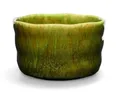 Teeladen Herzberg MAOCI - Matcha Tee-Schale Chawan aus Porzellan 350ml grün-gelb handgefertigt