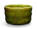 MAOCI Matcha Tee-Schale Chawan 350ml grün-gelb aus Porzellan