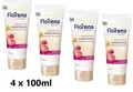 Florena Handcreme „Traubenkernöl & Sojaöl“, 4 x 100ml Tube