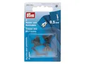Prym 265241 Hosen- / Rockhaken Messing schwarz - 9,5mm - 3 Stück