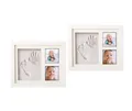 2 Stück Babyhand Fußabdruck Set Pookie Boo Selber Machen Echtholz Bilderrahmen