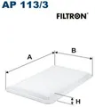 FILTRON AP113/3 Luftfilter Luftfiltereinsatz für Mazda