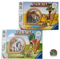 Unbespielt 2 Ravensburger Tiptoi Tier-Set Afrika Löwen Elefant, Katze Hund Welpe