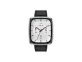 AMAZFIT Active 2 Square NFC Smartwatch Edelstahl Leder, 20 mm, Black