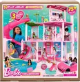 Barbies Traumvilla, mehr als 75 Teile, Poolparty-Puppenhaus mit Rutsche über ...