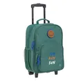 LÄSSIG Kinderkoffer Trolley Reisekoffer mit Teleskopstange und Rollen für Kinder Handgepäck/Trolley Dark Green