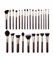 25-teiliges Make-up Pinsel Set Gesicht Augen Synthetik