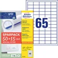 AVERY Zweckform Etiketten weiß 38,0 x 21,2 mm, 65 Blatt