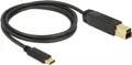 Delock - USB-Kabel - USB Type C zu USB Typ B - USB 3,1 - 1,0m - Schwarz (83675)