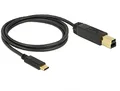 Delock USB 3.1 Gen 2 (10 Gbps) Kabel Type-C zu Typ-B 1 m