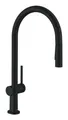 Hansgrohe Talis M54 Einhebel-Küchenmischer 210 2jet mit Ausziehbrause - Mattschwarz - 72800670