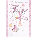 BSB Grußkarten Geburt – Baby - Glückwunschkarte im Format 11,5 x 17 cm mit