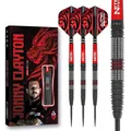 RED DRAGON Darts – Professioneller Spieler – Jonny Clayton Hiraeth 23g - 90% Wolfram Stahlspitze Dart-Set mit Dart Flüge und Dartschäfte
