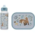 Mepal Pausenset lunchset campus (pu+bd) - forest friends, Braun, Weiß, Hellblau, Kunststoff, 2-teilig, 20.5x7.5x18.8 cm, Küchenzubehör, Vorratsbehälter, Brotdosen