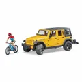 Bruder Freizeit Jeep Wrangler Rubicon Unlimited Mountainbike Modell Spielzeug