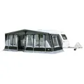 DWT aufblasbares Vorzelt für Wohnwagen - Prime Air II - herausnehmbare Vorder- und Seitenwände - Ganzzelt 240 cm Tiefe - Air-In-System, Größe:Gr. 71 Umlaufmaß 1006-1030 cm