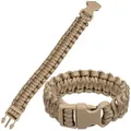 Mil-Tec Armband Militär Paracord Armband braun S
