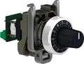 Schneider Electric XB4, Cermet, D 6 mm shaft, IP66, IK06, 95 g, 105 g