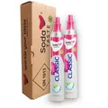 SodaTASTE Quick Classic CO2-Zylinder kaufen 2er-Pack (Reservezylinder) für Wassersprudler mit Quick Connect System, bis zu 120l gesprudeltes Wasser