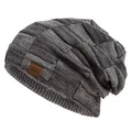 Beanie Mütze für Herren und Damen Winter Warme Mützen Stricken Slouchy Thick ...