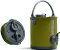 2-in-1 Wasserkanister faltbar mit Hahn - tragbarer Wasserkanister für Trinkwasser beim Camping & Festival - praktischer Falteimer für Wohnmobil oder Wohnwagen