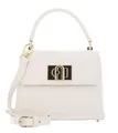 Furla Leder Handtasche Abendtasche 1927 Mini Top Handle Bag Panna creme