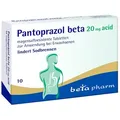 Pantoprazol beta 20 mg acid magensaftresistent Tabletten