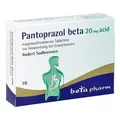 PANTOPRAZOL beta 20 mg acid magensaftres.Tabletten