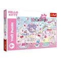 Trefl – Hello Kitty, Entdecke die Welt von Hello Kitty – 300-teiliges Puzzle – Buntes Puzzle mit der Zeichentrickfigur, kreative Unterhaltung, Spaß für Kinder ab 8 Jahren