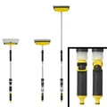 Waschbürste mit Abstreifer Seifenspender und Teleskopstiel 92 -148cm Wohnmobil